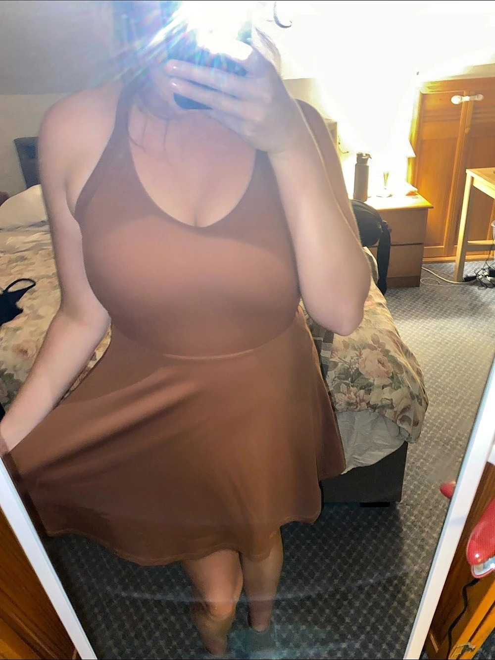 Align Dress Brown Mini Dress